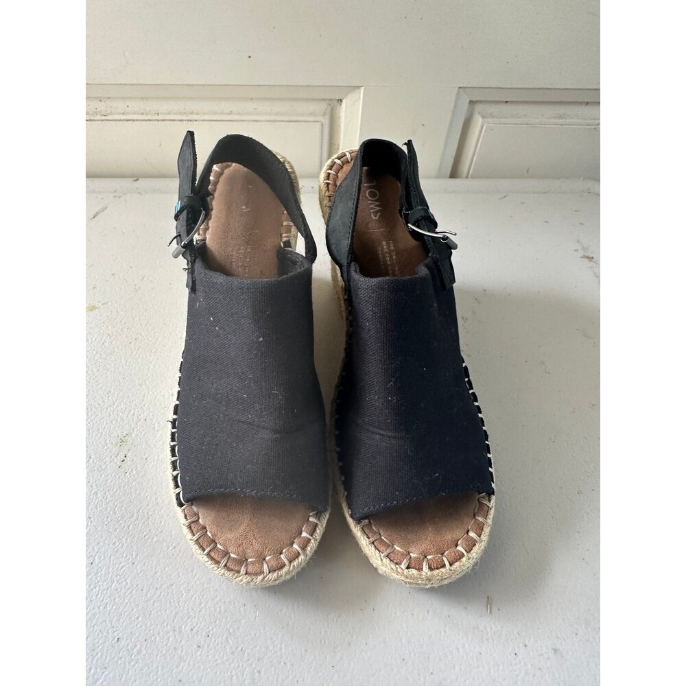 Toms Black Espadrilles - Picture 2 of 7
